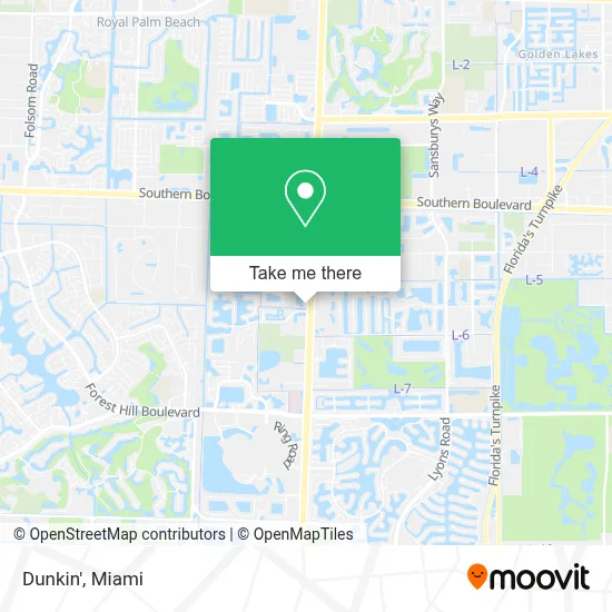 Dunkin' map