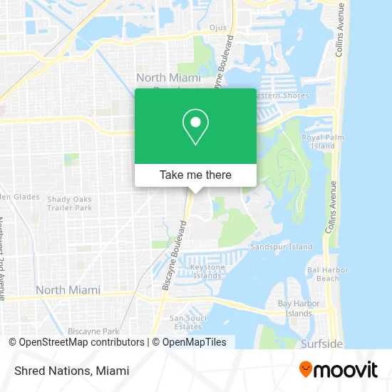 Shred Nations map