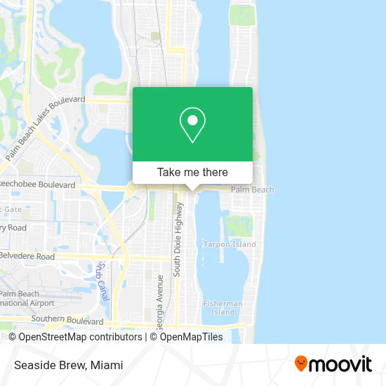 Seaside Brew map