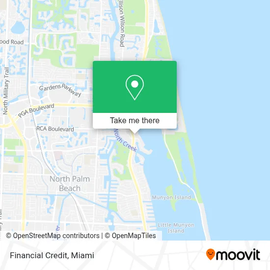 Financial Credit map
