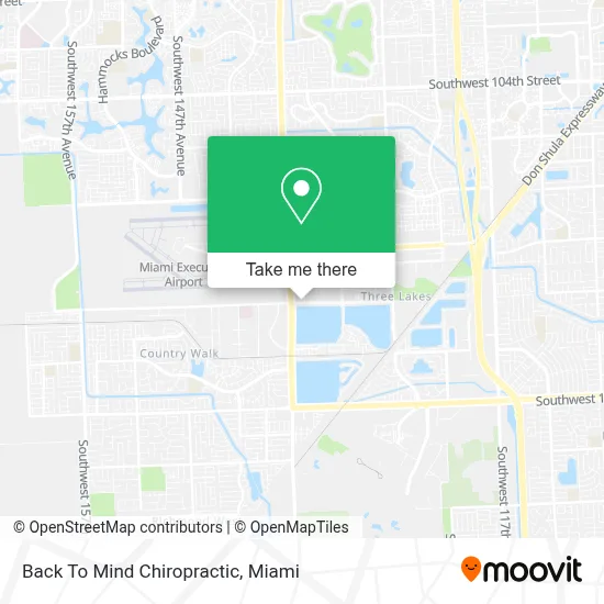 Back To Mind Chiropractic map