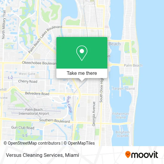 Versus Cleaning Services map