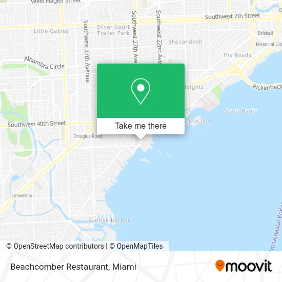 Beachcomber Restaurant map