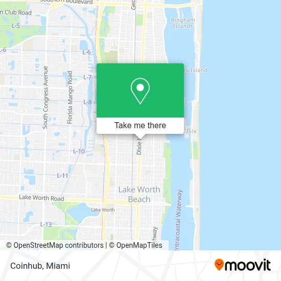 Coinhub map
