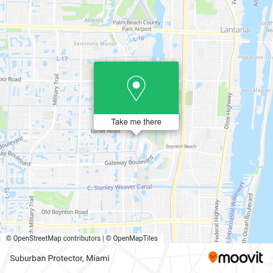 Suburban Protector map