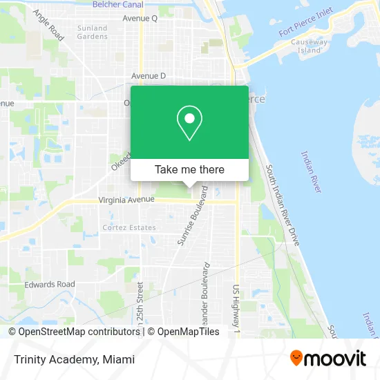 Trinity Academy map