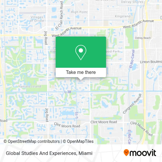 Global Studies And Experiences map