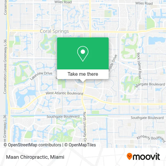 Maan Chiropractic map