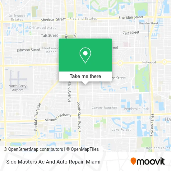 Side Masters Ac And Auto Repair map