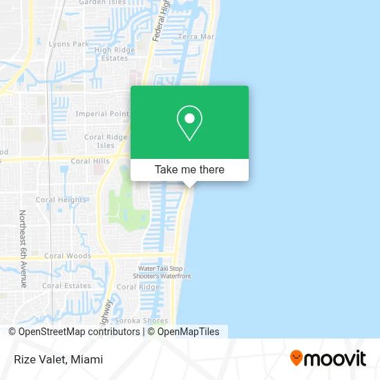 Rize Valet map