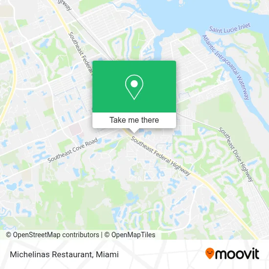 Michelinas Restaurant map