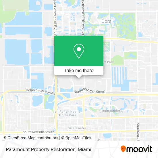 Paramount Property Restoration map