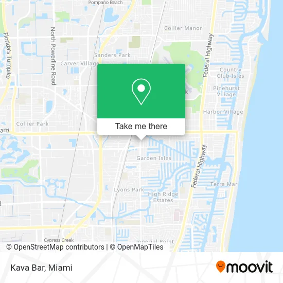 Kava Bar map