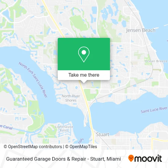 Guaranteed Garage Doors & Repair - Stuart map