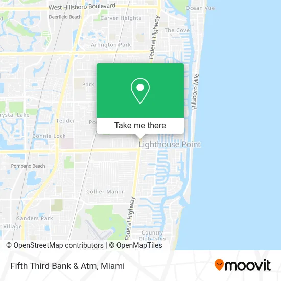 Fifth Third Bank & Atm map