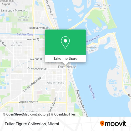 Fuller Figure Collection map