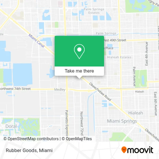 Rubber Goods map