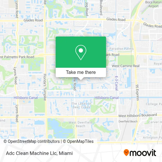 Adc Clean Machine Llc map