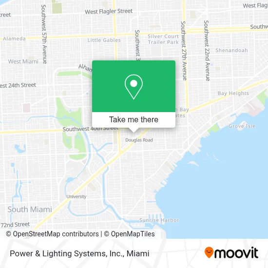 Power & Lighting Systems, Inc. map