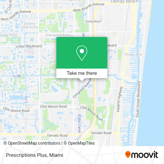 Prescriptions Plus map