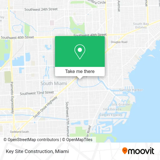 Key Site Construction map
