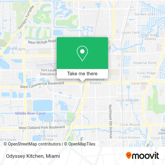 Odyssey Kitchen map
