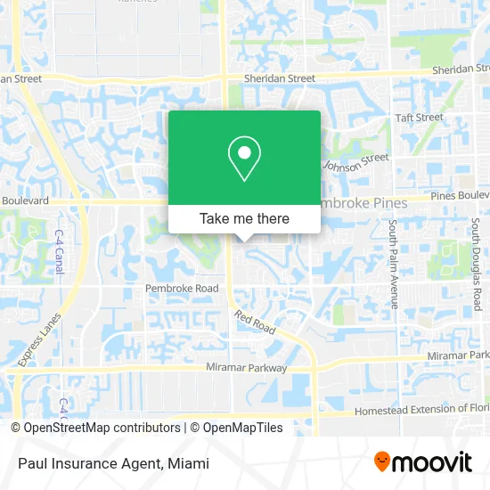 Paul Insurance Agent map