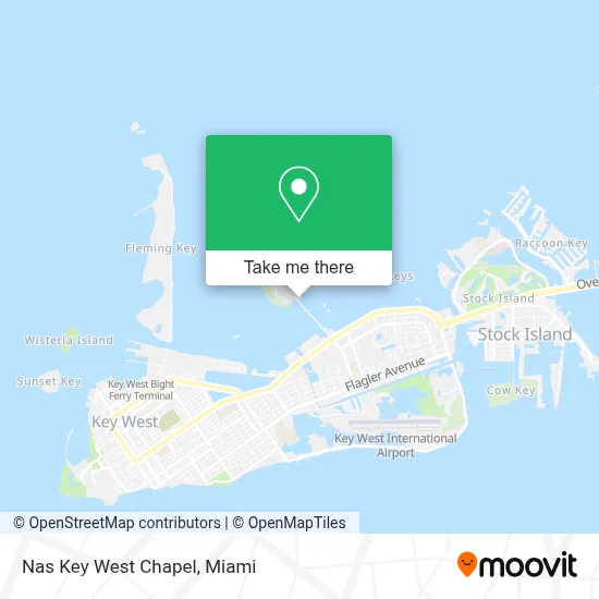 Nas Key West Chapel map