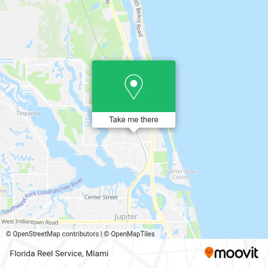 Florida Reel Service map