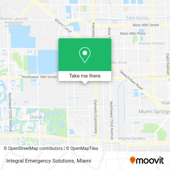 Integral Emergency Solutions map