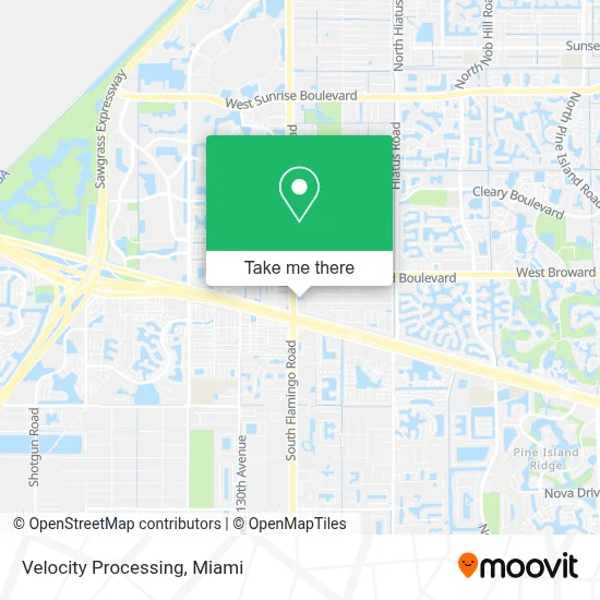 Velocity Processing map