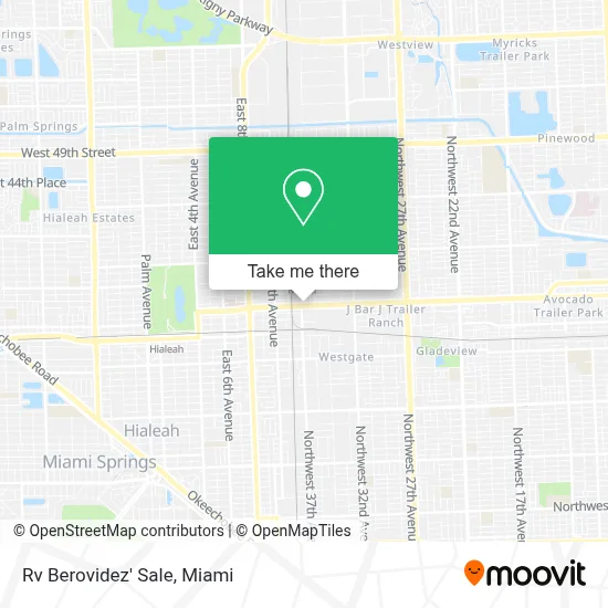 Rv Berovidez' Sale map