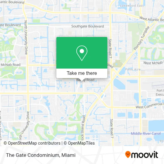 The Gate Condominium map