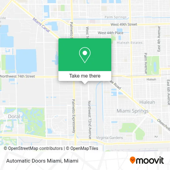 Automatic Doors Miami map
