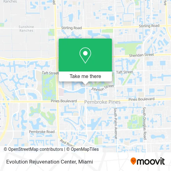 Evolution Rejuvenation Center map