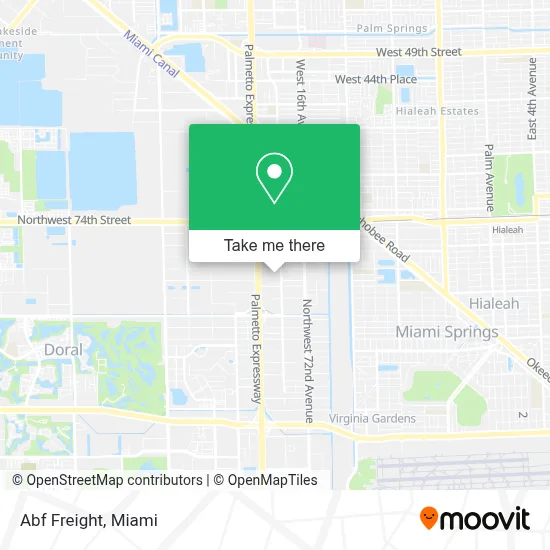Abf Freight map
