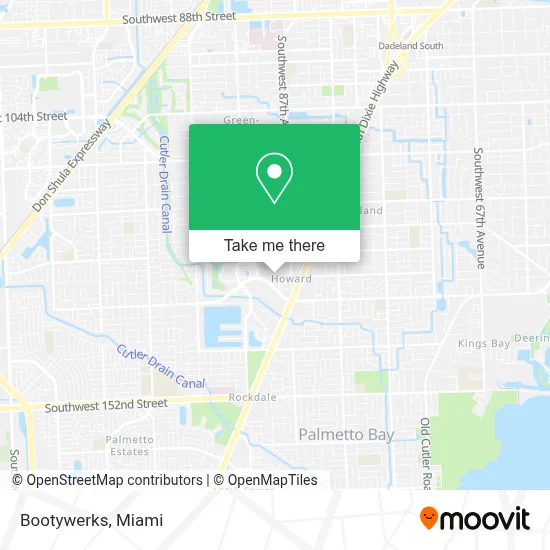 Bootywerks map