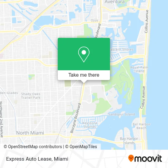 Express Auto Lease map