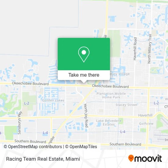 Racing Team Real Estate map