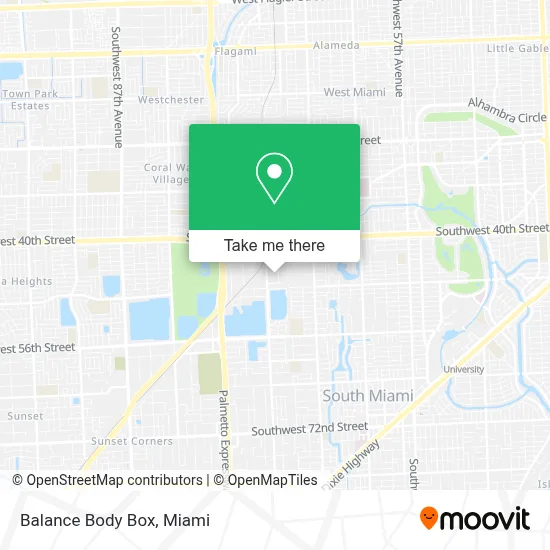 Balance Body Box map