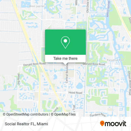 Social Realtor FL map