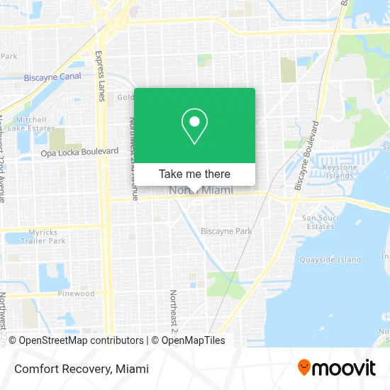 Comfort Recovery map