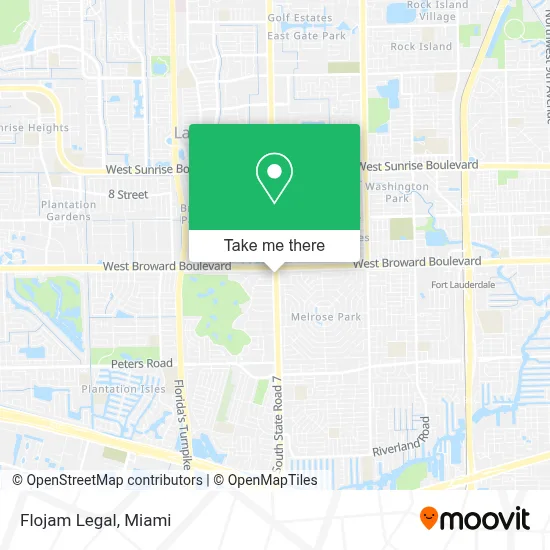 Flojam Legal map