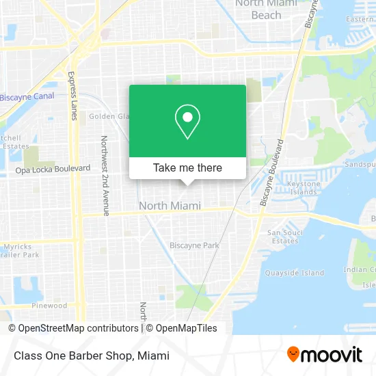 Class One Barber Shop map