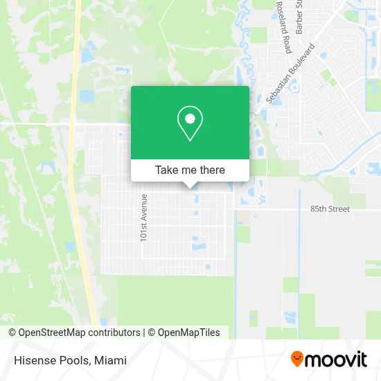 Hisense Pools map
