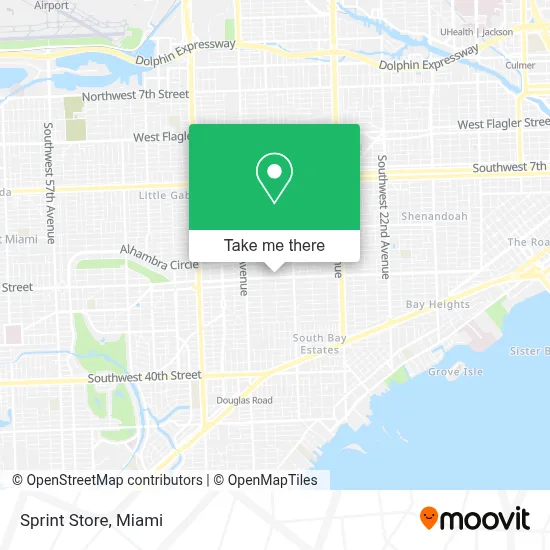 Sprint Store map