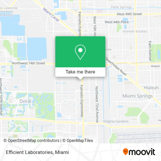 Efficient Laboratories map
