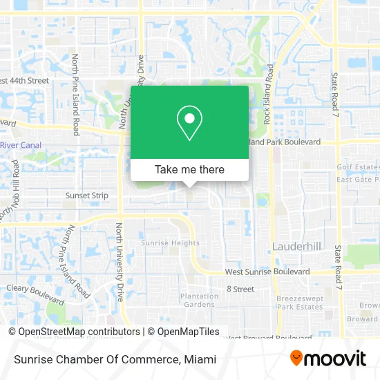 Sunrise Chamber Of Commerce map