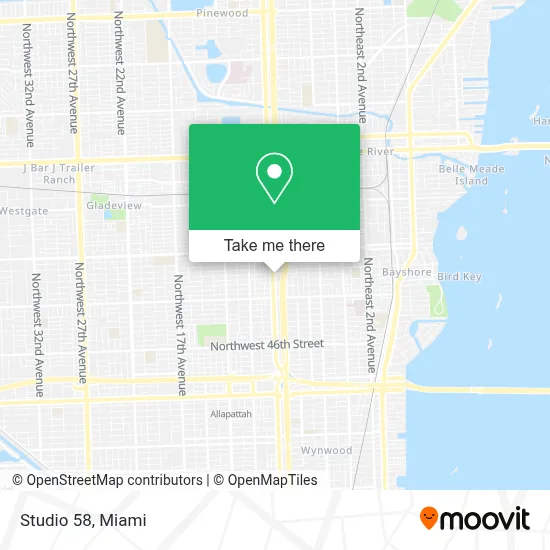 Studio 58 map