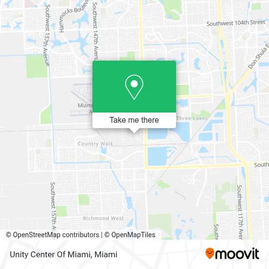Unity Center Of Miami map